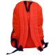 Rucsac scolar unisex orange cu siret si 2 compartimente
